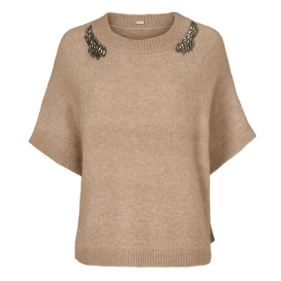 Gustav Knit Cape - Light Camel / SALE Gustav Knit Cape - Light Camel / SALE
